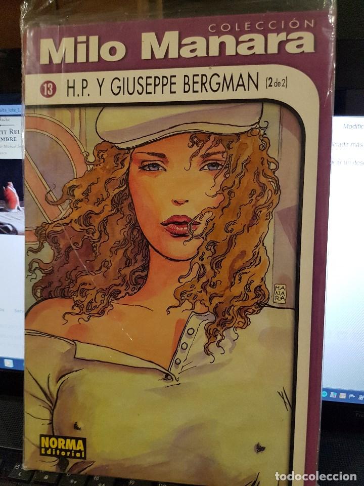 C&oacute;mics: MILO MANARA COLECCI&Oacute;N. H.P. Y GIUSEPPE BERGMAN(2 TOMOS ) - Foto 1
