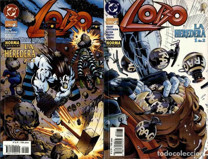 C&oacute;mics: lobo, n&ordm; 4 y n&ordm; 5 - la heredera - completa, norma - Foto 1