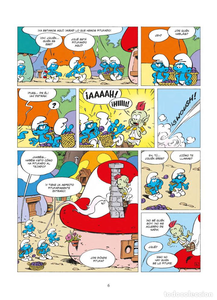 C&oacute;mics: C&oacute;mics. LOS PITUFOS 35. LOS PITUFOS Y EL MEDIO GENIO - Estudio Peyo (Carton&eacute;) - Foto 5