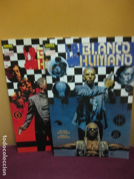 C&oacute;mics: BLANCO HUMANO  1 Y 2 COMPLETA. COLECCION VERTIGO. NORMA EDITORIAL - Foto 1