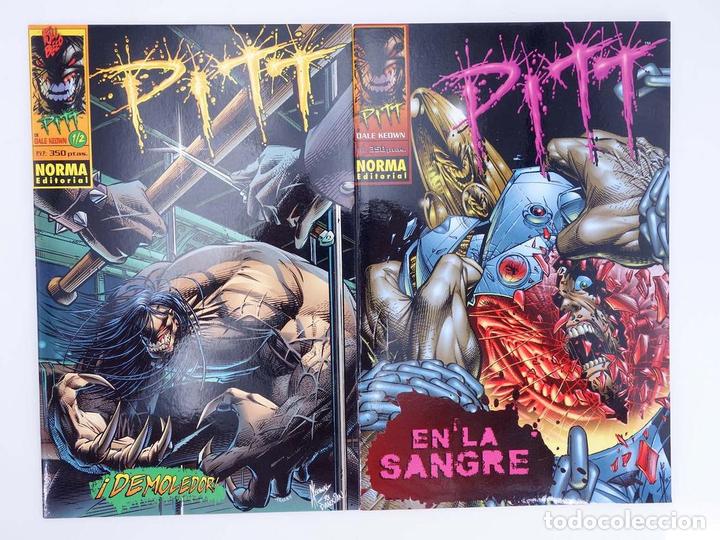 C&oacute;mics: PITT. PACK 2 NUMEROS (Dale Keown) Norma, 1998. OFRT - Foto 1