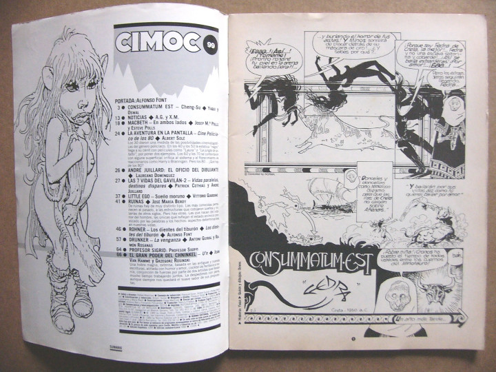 C&oacute;mics: Comic Cimoc n&ordm; 99 Rohner Alfonso Font - Editorial Norma 1989 - Foto 2