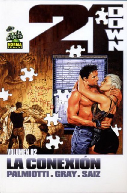 C&oacute;mics: JIMMY PALMIOTTI. 21 DOWN. SERIE COMPLETA: 2 TOMOS. NORMA RUSTICA - Foto 2