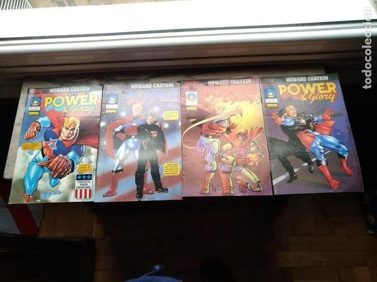 C&oacute;mics: POWER & GLORY, SERIE COMPLETA EN 4 EJEMPLARES / AUTOR : HOWARD CHAYKIN - Foto 1