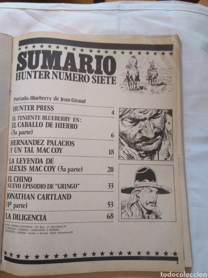 C&oacute;mics: HUNTER COMIC DEL OESTE/ JONATHAN CARTLAND DE BLANC DUMONT. NORMA EDITORIAL - Foto 2