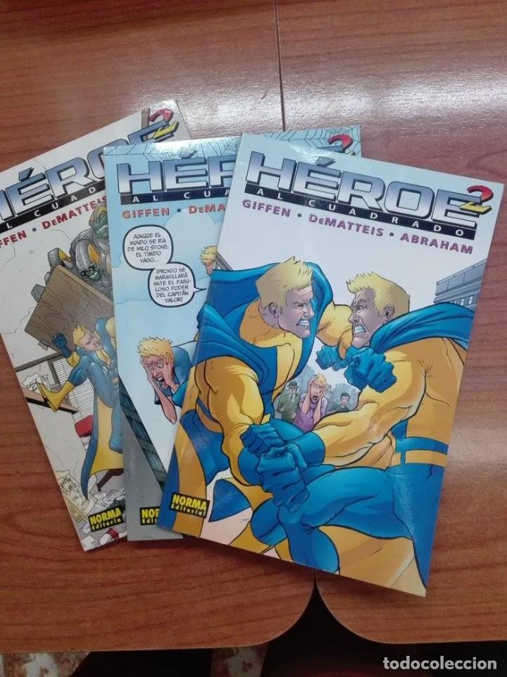 C&oacute;mics: HEROE AL CUADRADO N&Uacute;MEROS 1 AL 3, NORMA, KEITH GIFFEN, M. DE MATTEIS - Foto 1