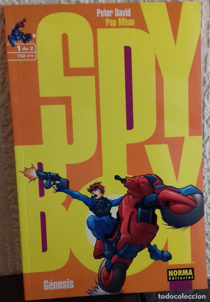 C&oacute;mics: SPY BOY vol 1 - G&Eacute;NESIS - PETER DAVID / POP MHAN - Foto 1