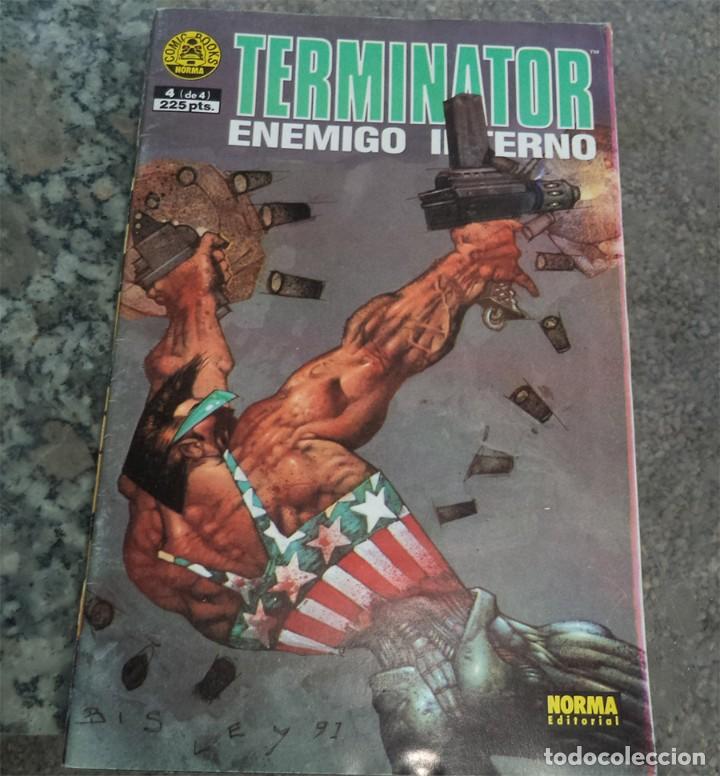 C&oacute;mics: TERMINATOR ENEMIGO INTERNO Ed. NORMA 1993 N.&ordm; 4 DE 4 - Foto 1