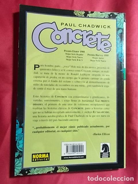 C&oacute;mics: CONCRETE. N&ordm; 1. LAS PROFUNDIDADES . NORMA EDITORIAL - Foto 3