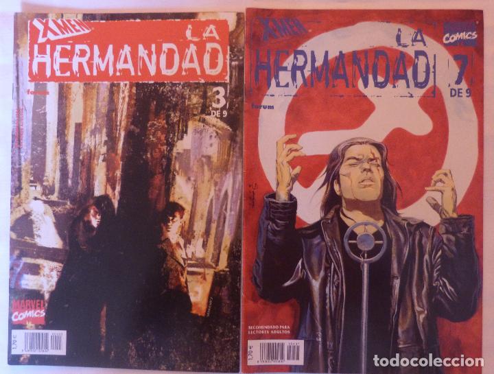C&oacute;mics: 2 Comics La Hermandad,X-Men,3 y 7 de 9,Marvel,forum,2002 - Foto 4