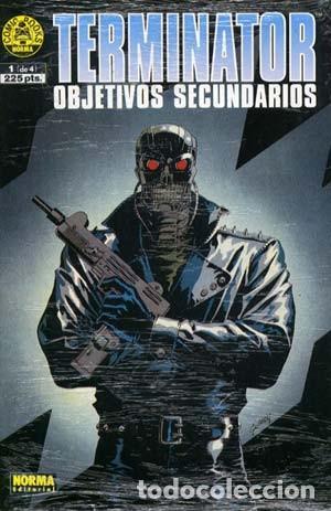 C&oacute;mics: TERMINATOR OBJETIVOS SECUNDARIOS - NORMA 1992 - COMPLETA 4 NUMEROS - Foto 1