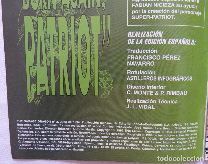 C&oacute;mics: Comic The Savage Dragon,numero 2,Image comics N&uacute;mero 2 - Foto 2