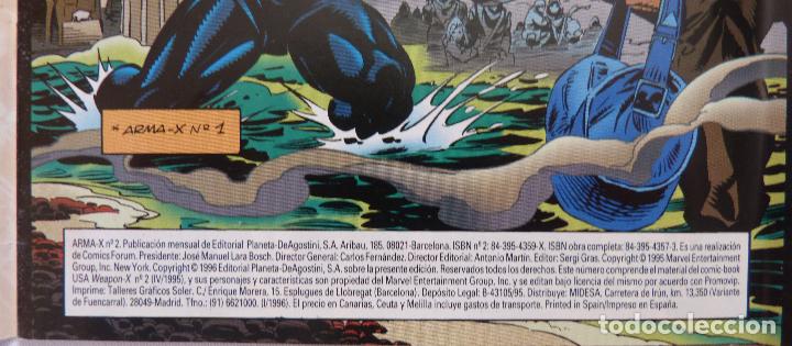 C&oacute;mics: LOTE 2 COMICS (VENENO:NUMERO 4 DE 6 Y ARMA:N&ordm;2 ) - Foto 3