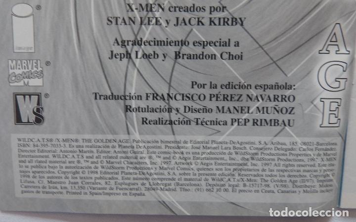 C&oacute;mics: Comic WILDC.A.T.S, X-MEN,The Golden Age,Image,Marvel Comics - Foto 3