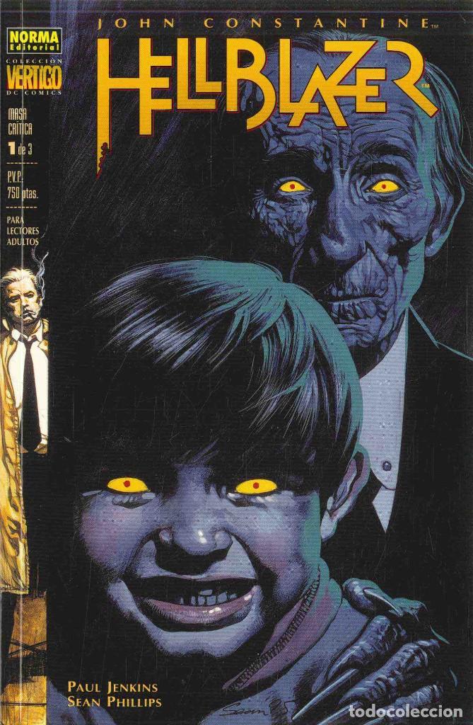 C&oacute;mics: hellblazer - masa cr&iacute;tica -, miniserie completa 3 n&uacute;meros, Norma - Foto 1