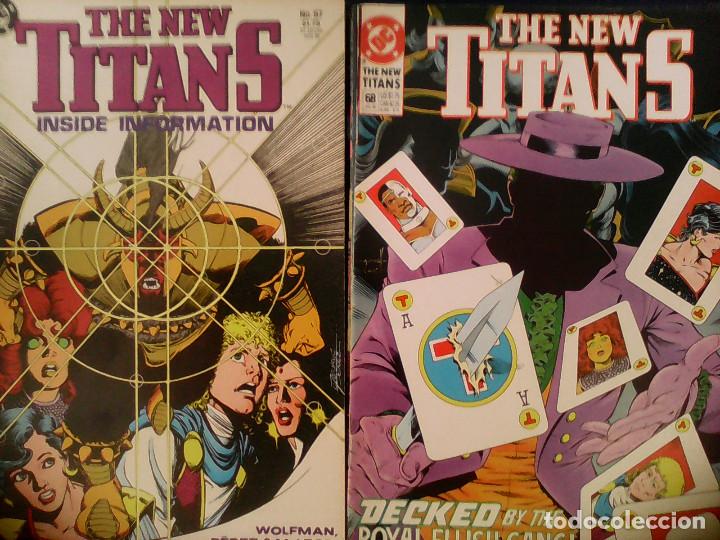 C&oacute;mics: The New Titans. Lote. Ver n&uacute;meros. - Foto 1