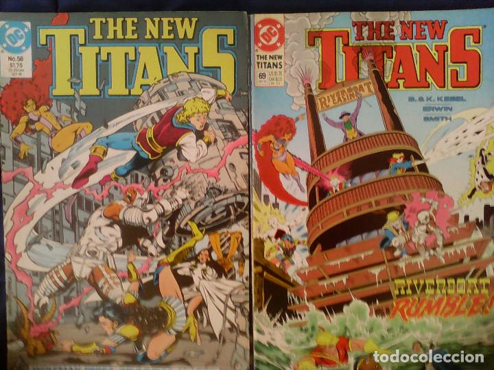 C&oacute;mics: The New Titans. Lote. Ver n&uacute;meros. - Foto 2