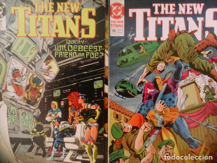 C&oacute;mics: The New Titans. Lote. Ver n&uacute;meros. - Foto 3