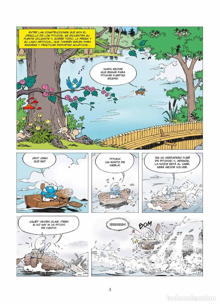 C&oacute;mics: C&oacute;mics. LOS PITUFOS 37. LOS PITUFOS Y EL DRAG&Oacute;N DEL LAGO - Peyo (Carton&eacute;) - Foto 2