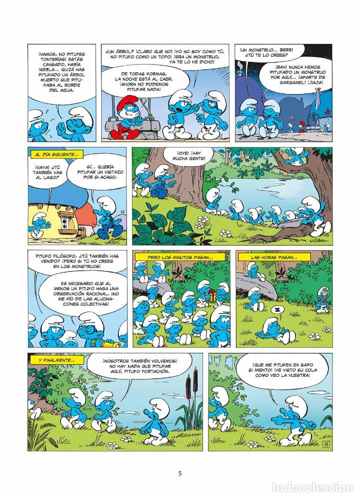 C&oacute;mics: C&oacute;mics. LOS PITUFOS 37. LOS PITUFOS Y EL DRAG&Oacute;N DEL LAGO - Peyo (Carton&eacute;) - Foto 4