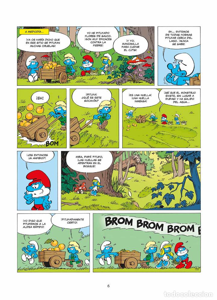 C&oacute;mics: C&oacute;mics. LOS PITUFOS 37. LOS PITUFOS Y EL DRAG&Oacute;N DEL LAGO - Peyo (Carton&eacute;) - Foto 5