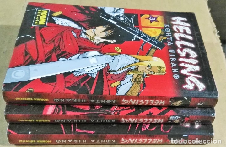C&oacute;mics: Kohta Hirano, Hellsing, Norma, 3 tomos: 1, 2 y 3. - Foto 2