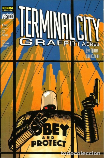 C&oacute;mics: COMIC E13 * TERMINAL CITY. GRAFFITI A&Eacute;REO COLECCION VERTIGO 2 NUMEROS COMPLETA - Foto 1