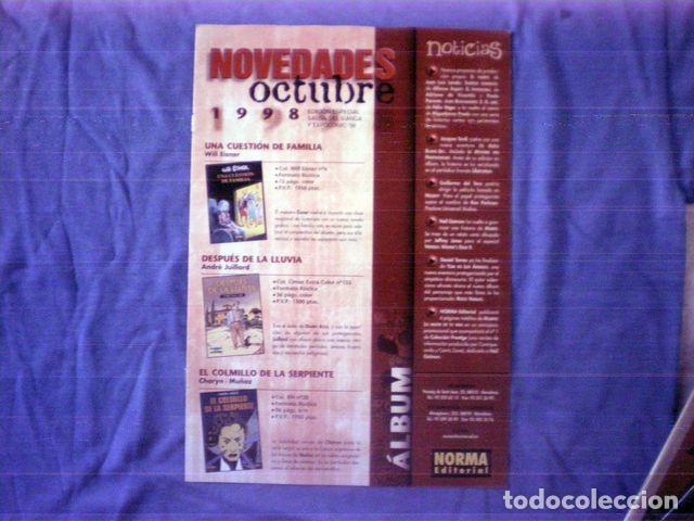 C&oacute;mics: CATALOGO COMICS NORMA EDITORIAL OCTUBRE 1998 8 PGS - Foto 1