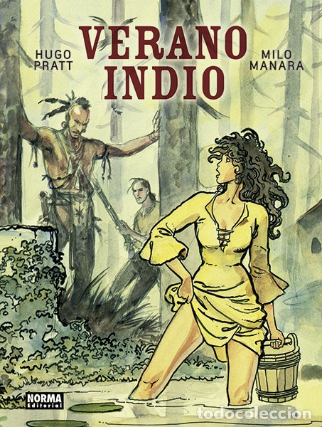 C&oacute;mics: C&oacute;mics. VERANO INDIO - Hugo Pratt/Milo Manara (Carton&eacute;) - Foto 1
