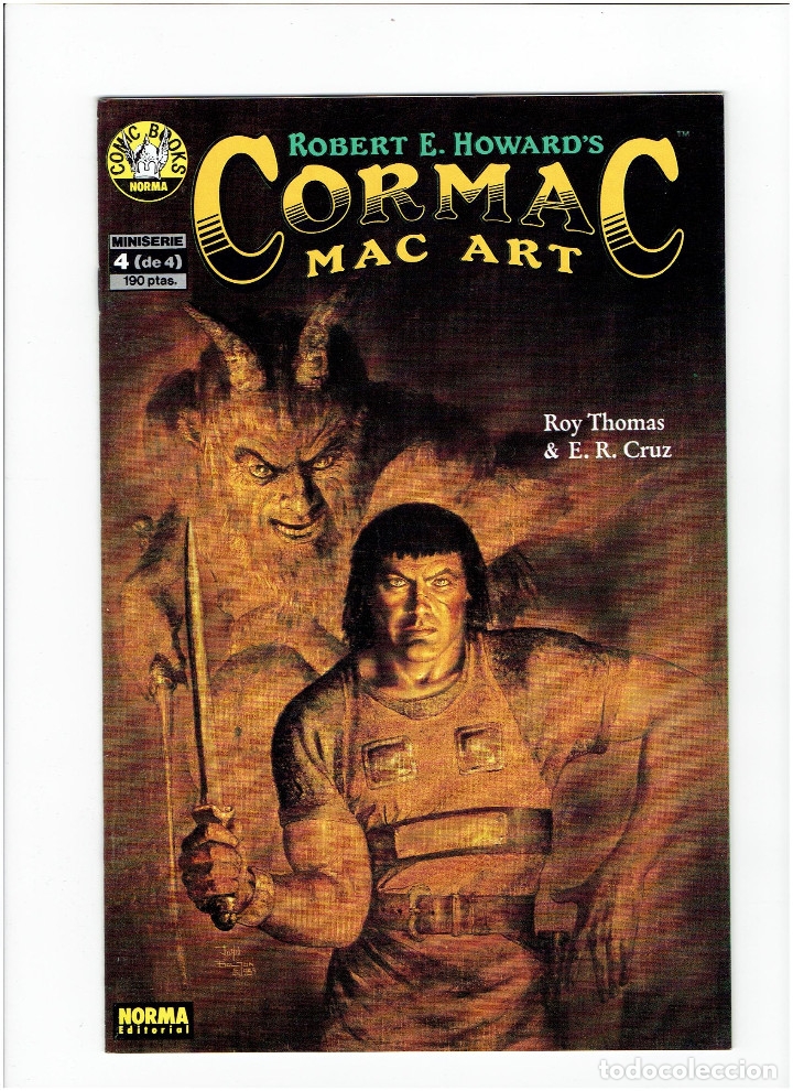 C&oacute;mics: * CORMAC : MAC ART * NORMA EDITORIAL 1990 * COMIC BOOKS COMPLETA 4 N&ordm; IMPECABLES * - Foto 5