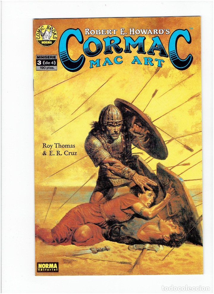 C&oacute;mics: * CORMAC : MAC ART * NORMA EDITORIAL 1990 * COMIC BOOKS COMPLETA 4 N&ordm; IMPECABLES * - Foto 4