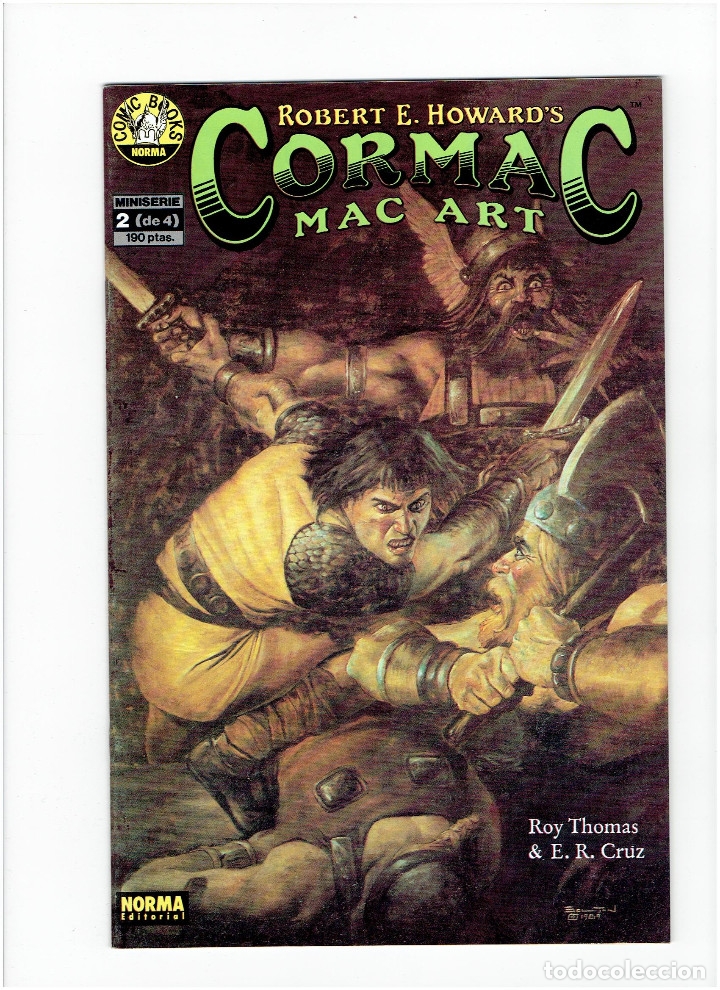 C&oacute;mics: * CORMAC : MAC ART * NORMA EDITORIAL 1990 * COMIC BOOKS COMPLETA 4 N&ordm; IMPECABLES * - Foto 3