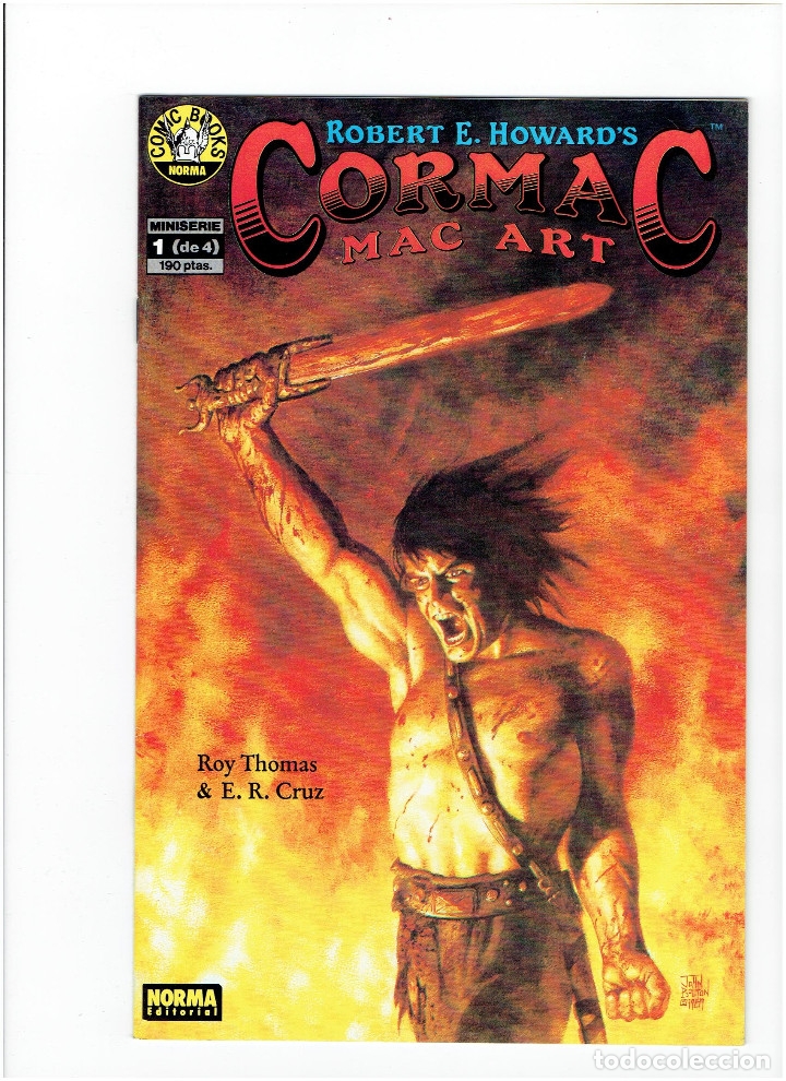 C&oacute;mics: * CORMAC : MAC ART * NORMA EDITORIAL 1990 * COMIC BOOKS COMPLETA 4 N&ordm; IMPECABLES * - Foto 2