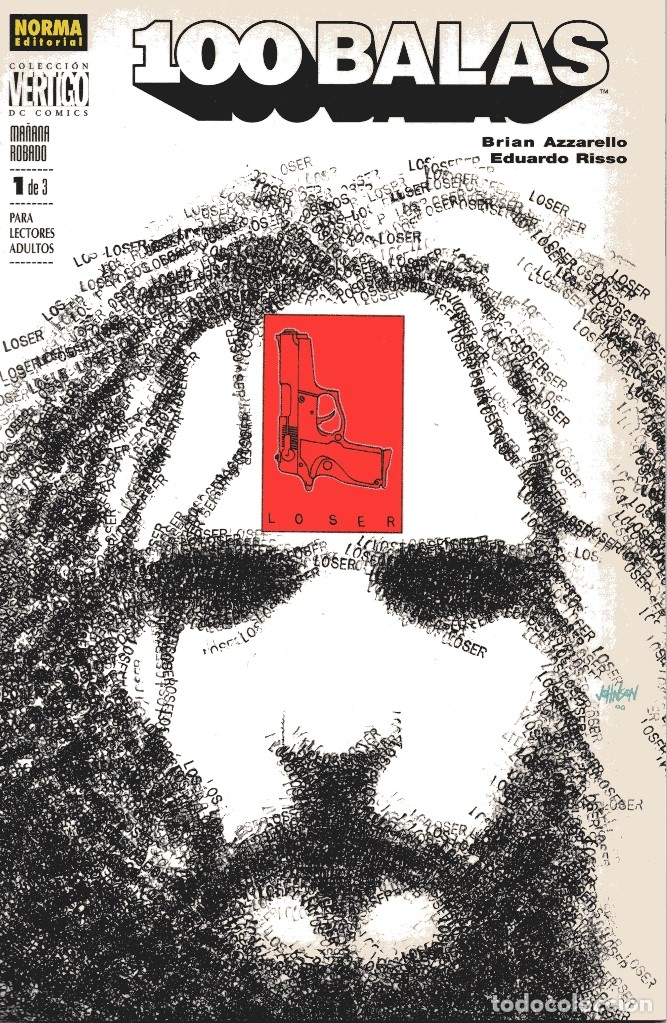 C&oacute;mics: 100 BALAS: MA&Ntilde;ANA ROBADO/LOSER (1&ordf;PARTE) - B.AZZARELLO & E.RISSO - NORMA ed. 2002 - Foto 1