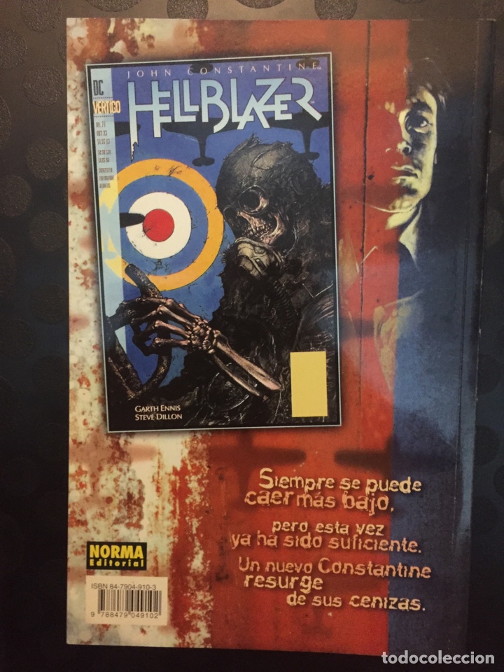 C&oacute;mics: JOHN CONSTANTINE HELLBLAZER . COLECCI&Oacute;N V&Eacute;RTIGO . TIERRA DEL CORAZ&Oacute;N . N.60 . ( 1997/2005 ). - Foto 2