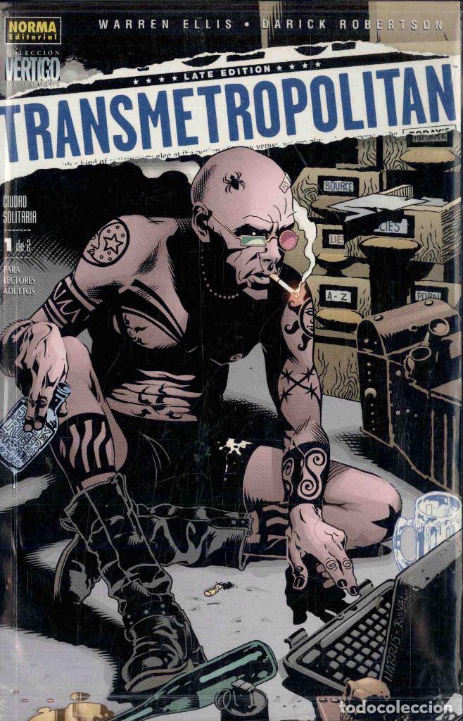 C&oacute;mics: TRANSMETROPOLITAN , CIUDAD SOLITARIA 1-2 COMPLETA - Foto 1