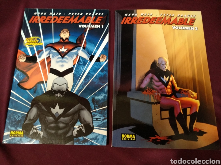 C&oacute;mics: Irredeemable volumen 1 y 3, Mark waid- Peter Krause, Norma - Foto 1