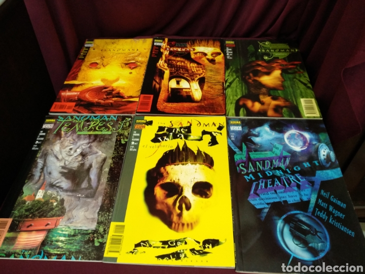 C&oacute;mics: Sandman, lote 6 numeros, norma - Foto 1