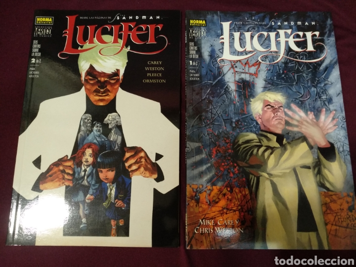 C&oacute;mics: Lucifer, completo 2 n&uacute;meros, seis cartas sobre la mesa, Norma - Foto 1