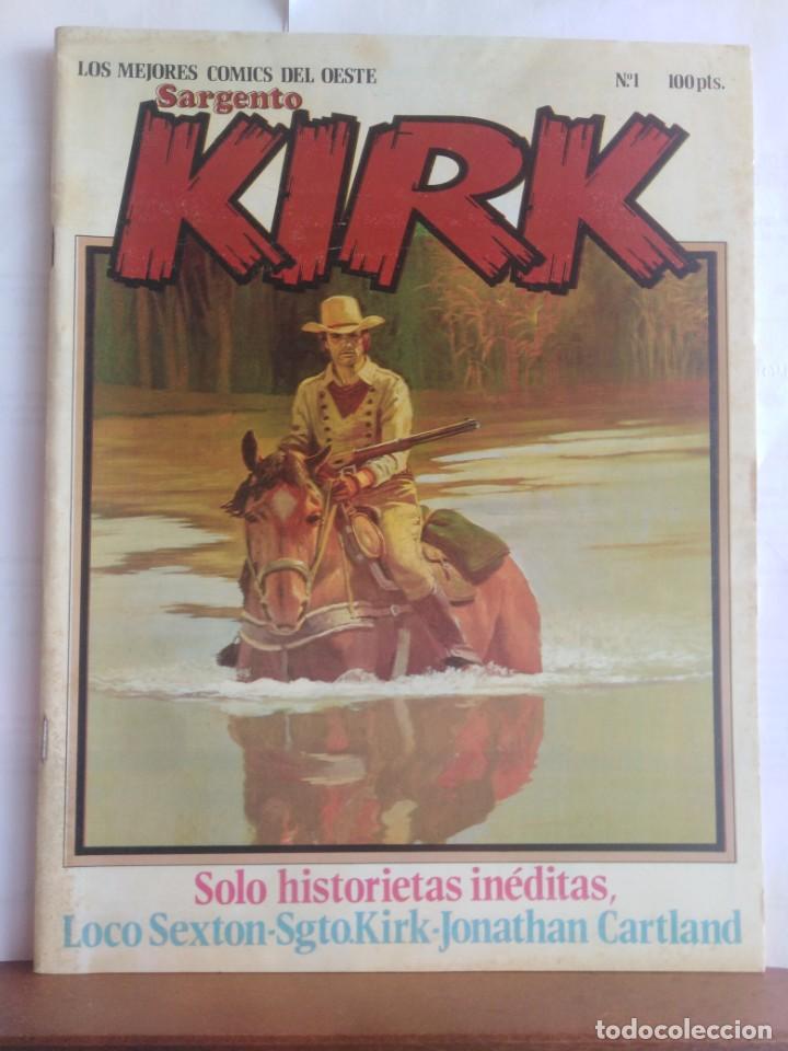 C&oacute;mics: SARGENTO KIRK - LOS MEJORES COMICS DEL OESTE - N&Uacute;MERO 1 - Foto 1