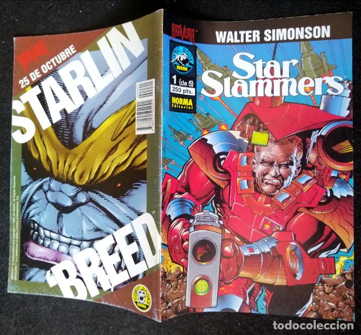 C&oacute;mics: STAR SLAMMERS. N&ordm; 1 DE 5. WALTER SIMONSON.. NORMA EDITORIAL. 1995 COMO NUEVO - Foto 2