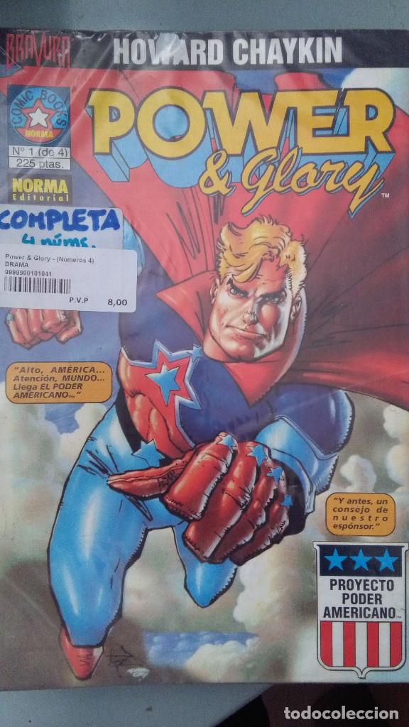 C&oacute;mics: POWER&GLORY COMPLETA/ AMERICAN PERDIDO EN AMERICA COMPLETA - Foto 1