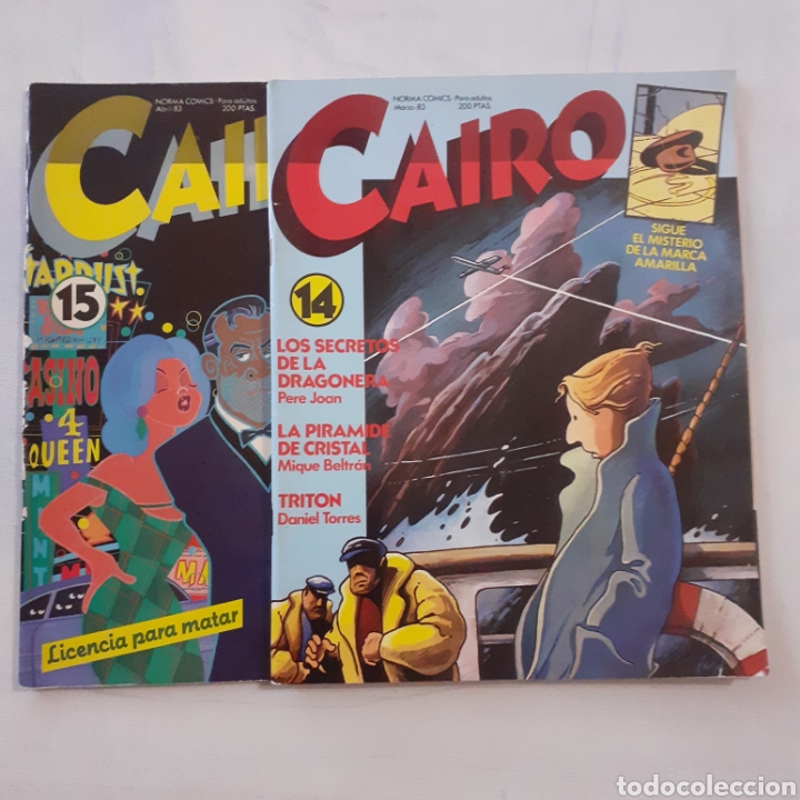 C&oacute;mics: Cairo. N&deg; 14 y 15. Norma. 1982. Buen estado. - Foto 1
