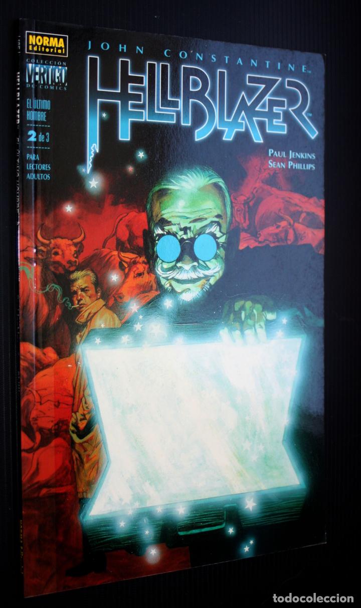 C&oacute;mics: HELLBLAZER EL ULTIMO HOMBRE n&ordm;2 (impecable) - Foto 1