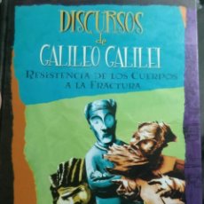 Cómics: DISCURSOS DE GALILEO GALILEI. RESITENCIA DE LOS CUERPOS A LA FRACTURA. -. Lote 173686330