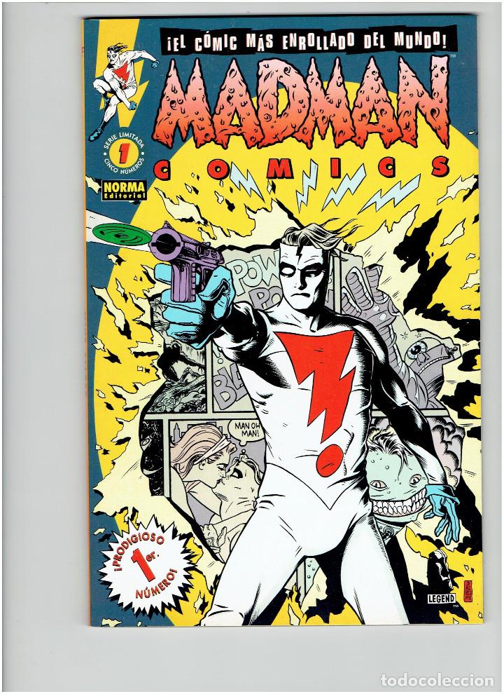 C&oacute;mics: * MADMAN - COMICS * NORMA EDITORIAL 1997 * COMPLETA 5 TOMOS IMPECABLES * - Foto 2