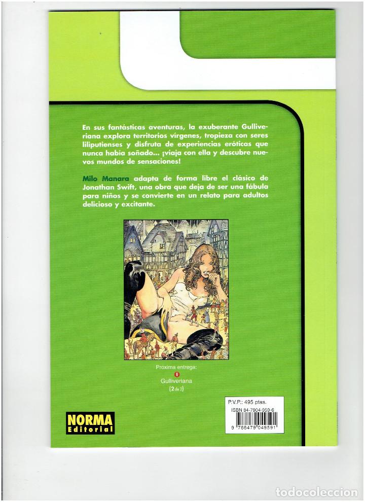 C&oacute;mics: * COLECCION MILO MANARA * NORMA EDITORIAL 1999 * LOTE 8 N&ordm; IMPECABLES * - Foto 3