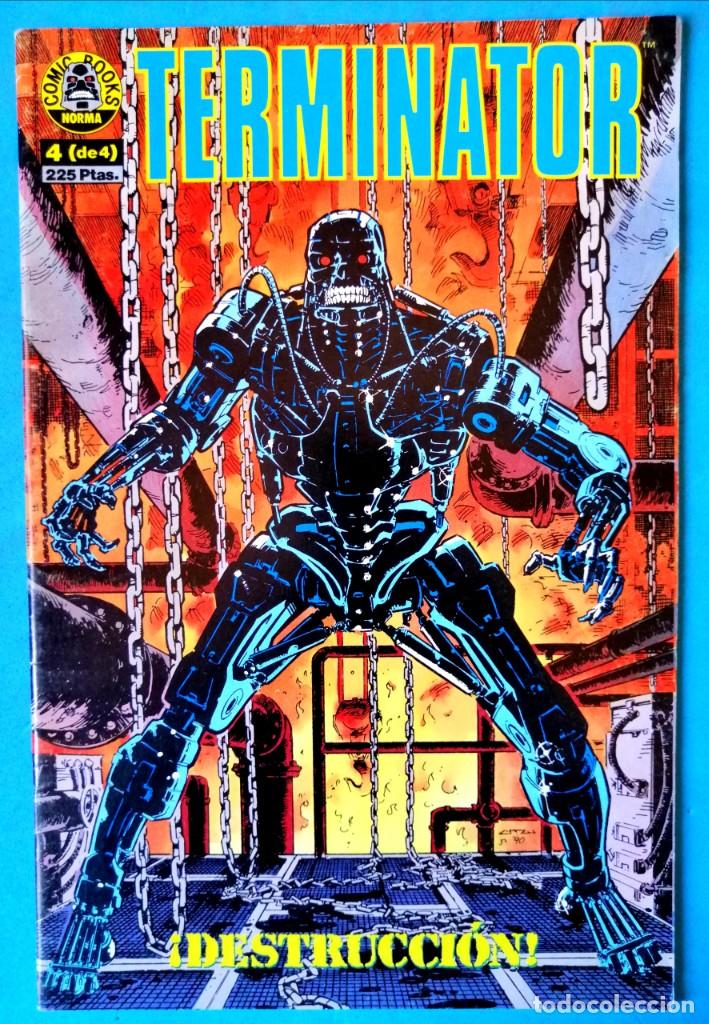 C&oacute;mics: TERMINATOR 4 (DE 4) &iexcl;DESTRUCCI&Oacute;N! - 1992 - NORMA BUEN ESTADO - Foto 1