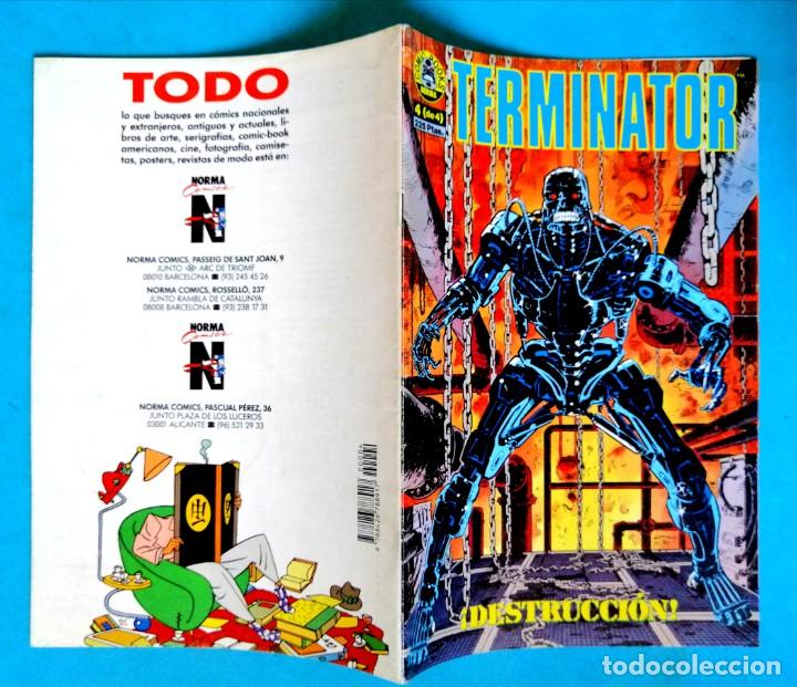 C&oacute;mics: TERMINATOR 4 (DE 4) &iexcl;DESTRUCCI&Oacute;N! - 1992 - NORMA BUEN ESTADO - Foto 2