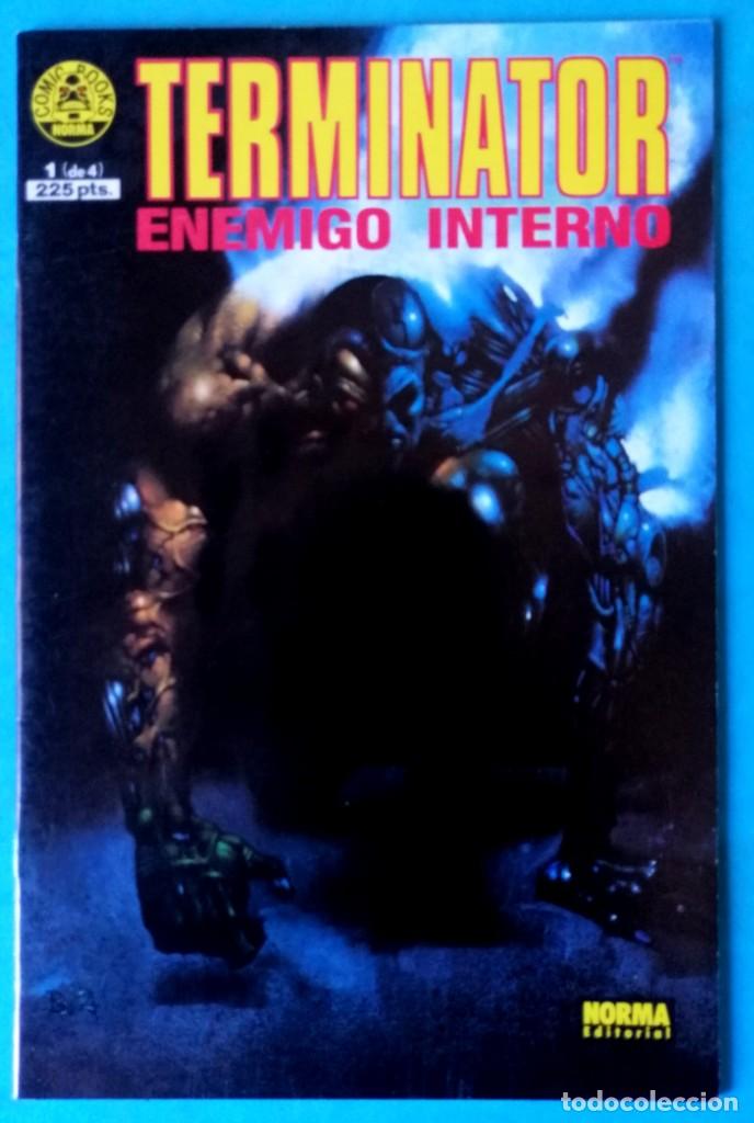 C&oacute;mics: TERMINATOR - ENEMIGO INTERNO 1 DE 4 - NORMA 1993 - Foto 1